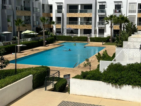 appartement en location avec piscine à Dar Bouazza
